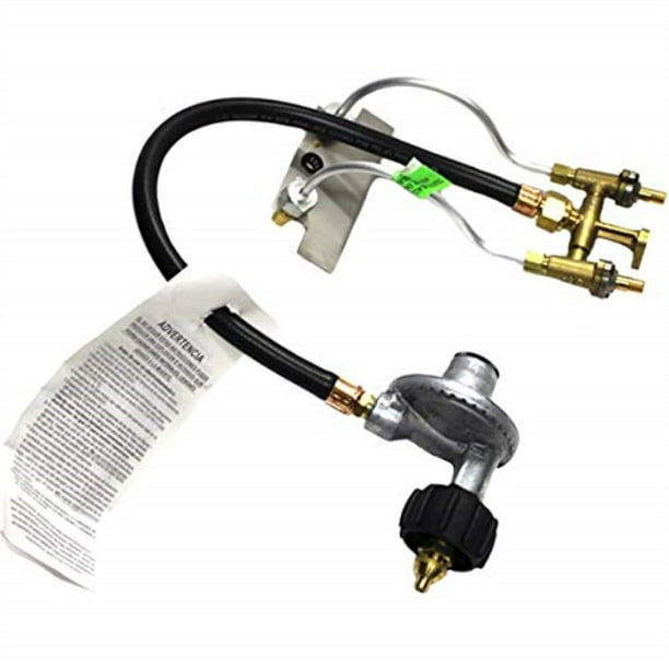 broilmaster propane gas twin valve assembly