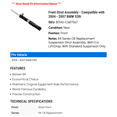 thumbnail image 2 of Front Strut Assembly - Compatible with 2004 - 2007 BMW 530i 2005 2006, 2 of 2