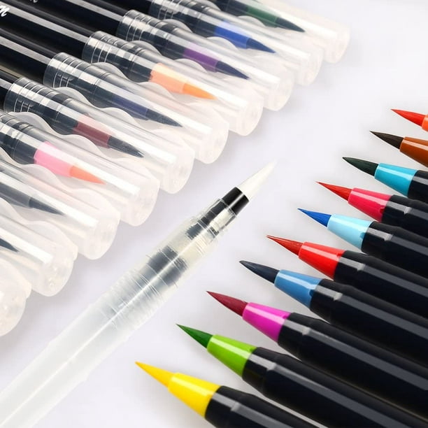 Watercolor Brush Pens - 20 Colors