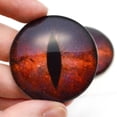 thumbnail image 4 of Striking Red Galaxy Dragon Glass eyes, 4 of 9