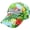 Blue, variant on Hawaii Floral Print Snapback Cap Adjustable Trucker Hat for Men Women Summer Beach