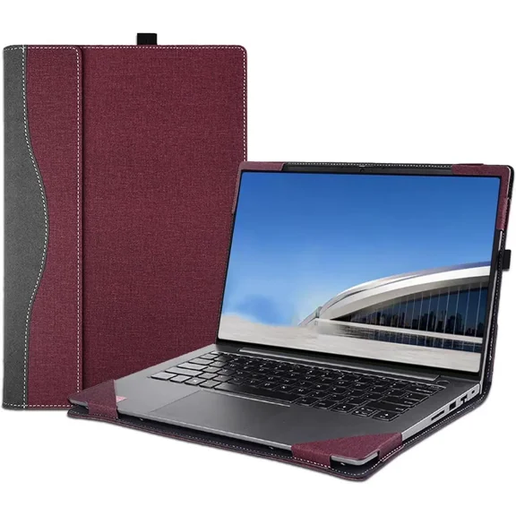 Laptop Case Cover for New Samsung Galaxy Book4 Edge 14'' & 14 inch Book 4 Pro & for Book3 Pro,PU Leather Notebook PC Bag Sleeve