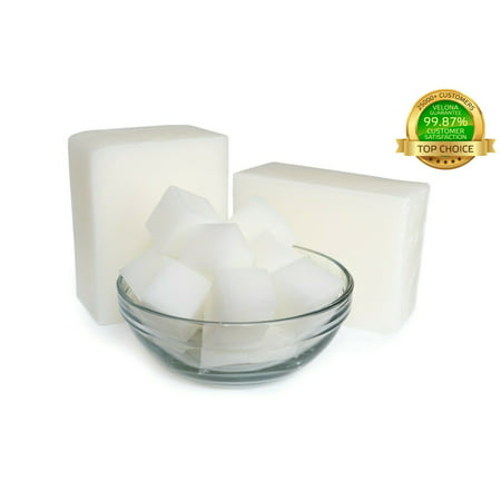 100% Organic Glycerin & SHEA Butter Soap Base by Velona | Melt & Pour All Natural Bar for The Best Result | Size: 2