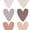 Solid Hearts, variant on REGALWOVEN 64pcs Heart Shape Wall Stickers for Bedroom Living Room Decoration Girls Room Nursery Room Solid Hearts 11.8" x 8.9"