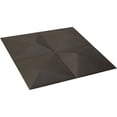 thumbnail image 6 of Ekena Millwork 19 5/8"W x 19 5/8"H Ellis EnduraWall Decorative 3D Wall Panel, Universal Aged Metallic Weathered Steel (Covers 2.67 Sq. Ft.), 6 of 6