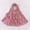 Pink, variant on Multicolor Hijab Scarf for Women Chiffon Premium Chiffon Hijab Head Scarf Shawl Wrap for Muslim Women Lightweight One Size