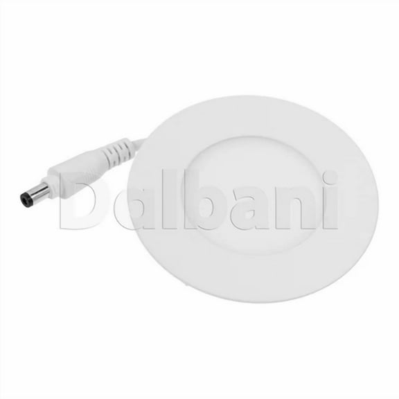 3W Led 4000K Recessed Round Down Ceiling Panel Light For Home Office Business