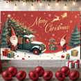 thumbnail image 2 of Decorative Design Christmas Banner Festive Theme Santa Claus Graphic Holiday Decoration Merry Christmas for Holiday Celebration Festive Decor Winter Wonderland, 2 of 9