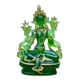 thumbnail image 5 of Estatua de Buda sentado Figura de Buda Decoración del hogar Manualidades Baño Regalos Manualidades Verde, 5 of 9
