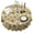 Yellow Brown Sunflower, variant on Blue Orange Sunflower Leaf Pattern Round Tablecloth 60"x60",Wrinkle Wipeable Table Cloth for Kitchen Dining Room Picnic Patio Party