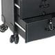 thumbnail image 4 of Maleta con ruedas para maquillaje con ruedas desmontables, organizador de almacenamiento profesional, caja de cosméticos de viaje para peluquería, Negro Salvador Estuche de maquillaje con ruedas, 4 of 5