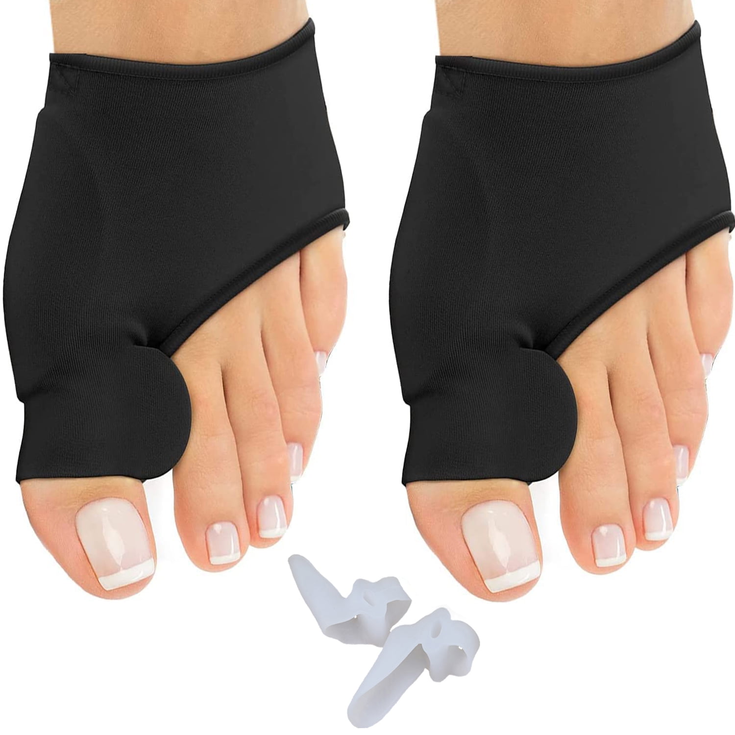 Bunion Corrector and Bunion Relief Sleeve 2Pack Gel Pads Hallux