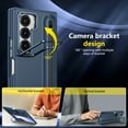 thumbnail image 5 of Dteck for Galaxy Z Fold 5 Case with S Pen Holder & Stylus, Built-in Kickstand and Screen Protector Support Wireless Charging Shockproof Slim Phone Cover for Samsung Galaxy Z Fold 5 5G,Darkblue, 5 of 12