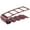 Coffee, variant on BIZHUA Remote Control Holder Desk Storage Organizer Box Container for Desk office Supplies Home, 1X Remote Control Storage Stand