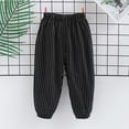 thumbnail image 2 of Odeerbi 2-10 Years Kids Boys Girls Cotton Bloomers Summer Striped Jogger Pants Solid Color Breathable Lantern Pants Haren Pants, 2 of 5