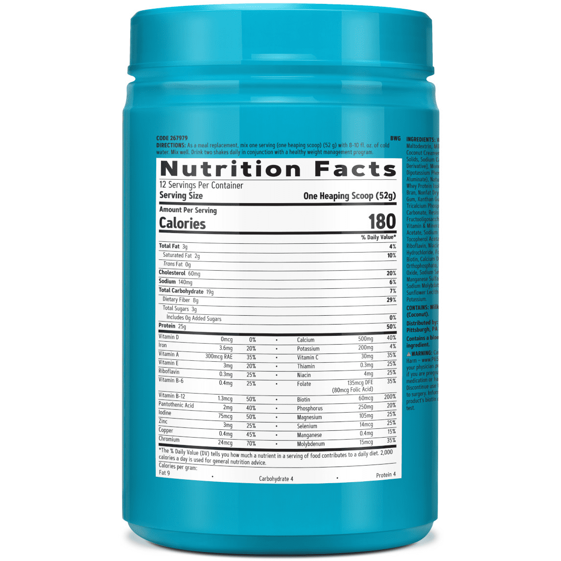  GNC Total Lean Lean Shake + Slimvance - Strawberry Banana, 20  Servings, Weight Loss Protein Powder with 200mg of Caffeine : Health &  Household