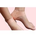 thumbnail image 4 of Baqcunre Crew Socks for Women, Feet Care Socks Silicone Moisturizing Gel Heel Socks with Hole Foot Skin, Grip Socks, Mens Dress Socks, 4 of 4