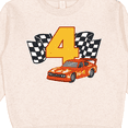 thumbnail image 3 of Inktastic Number Four Race Car Toddler Sweatshirt, 3 of 4
