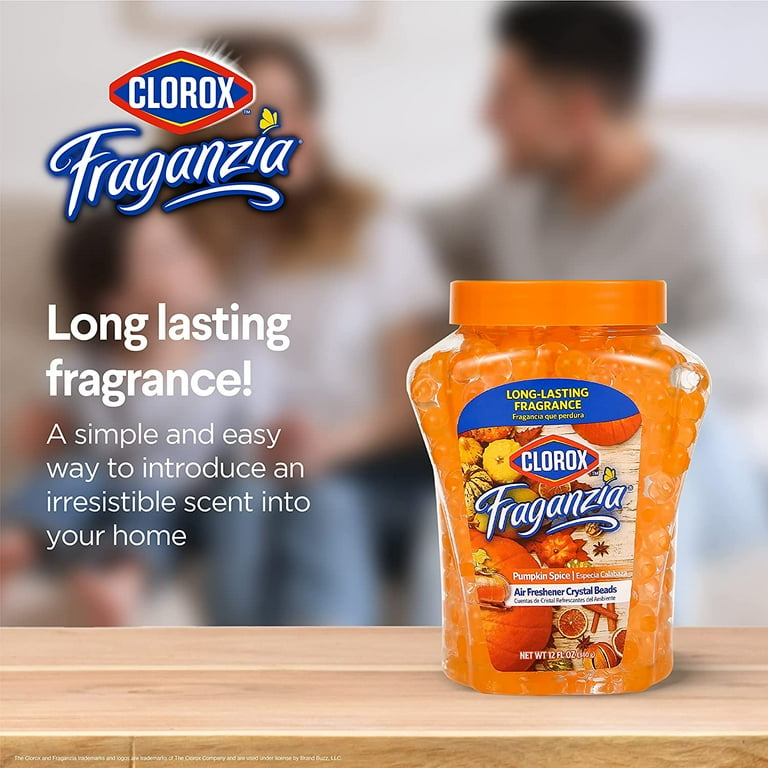 Clorox Fraganzia Air Freshener Beads in Pumpkin Spice Scent, 12 oz