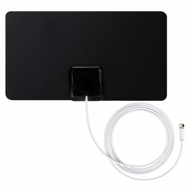 ANTOP Paper Thin Indoor HDTV Antenna Smartpass Amplified, White