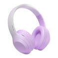 thumbnail image 2 of Kids Bluetooth 5.2 Headphones with LED Cat Ears (85/94dB Volume Limit & 100H Play Time) Foldable Wireless/Wired Headset with 3.5mm Cable for School/Travel - Purple, 2 of 6