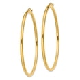 thumbnail image 2 of 14K Polished 2.5mm Tube Hoop Earrings in 14k Yellow Gold, 2 of 3