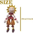 thumbnail image 2 of Juguetes para el sol y la luna de 28 cm, FNAF Sun and Moon Plush, Sundrop Moondrop FNAF Safety Breach, Sundrop FNAF Figura de payaso Sundrop FNAF Peluches de dibujos animados para niños y niñas fans (2 Xishao Juguetes, 2 of 2