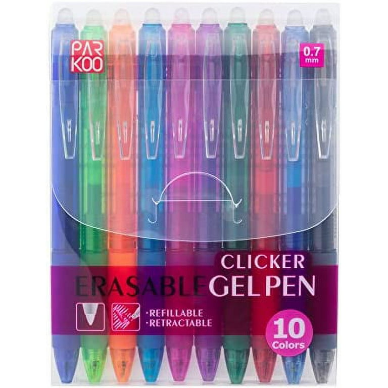  RIANCY Erasable Gel Pens Clicker 8 Colors Retractable