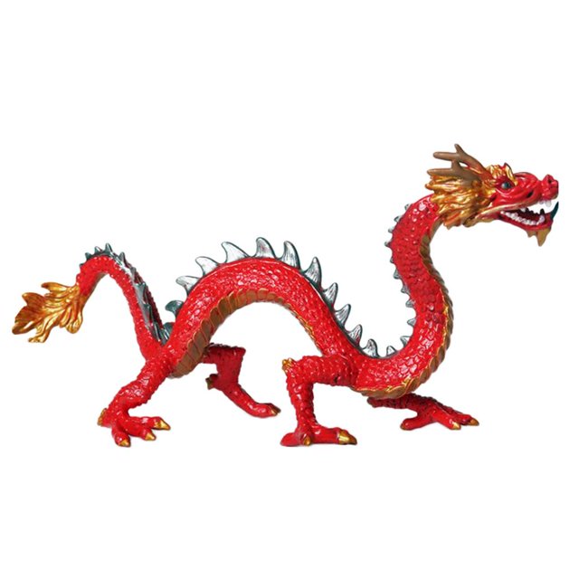 Modelo de estatuil CUTICAT Juguete de decoración Figuras de dragón realistas de PVC