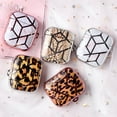 thumbnail image 1 of Leopard Marble Patterned Bluetooth-compatible Earphone Protective Case Cover for AirPods, 1 of 8