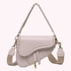 thumbnail image 2 of Bolso Hombro Cuero PU para Mujer Bolso Hombro Con Dos Correas Bolsos (blanco), 2 of 9