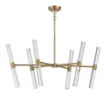 thumbnail image 2 of Arlon 12-Light LED Chandelier in Warm Brass, 2 of 5