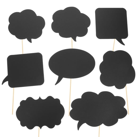 20 piezas de pizarras de papel para selfies, ideales para escribir mensajes y crear fiestas DIY: bodas, cumpleaños, despedidas de soltera y compromisos.