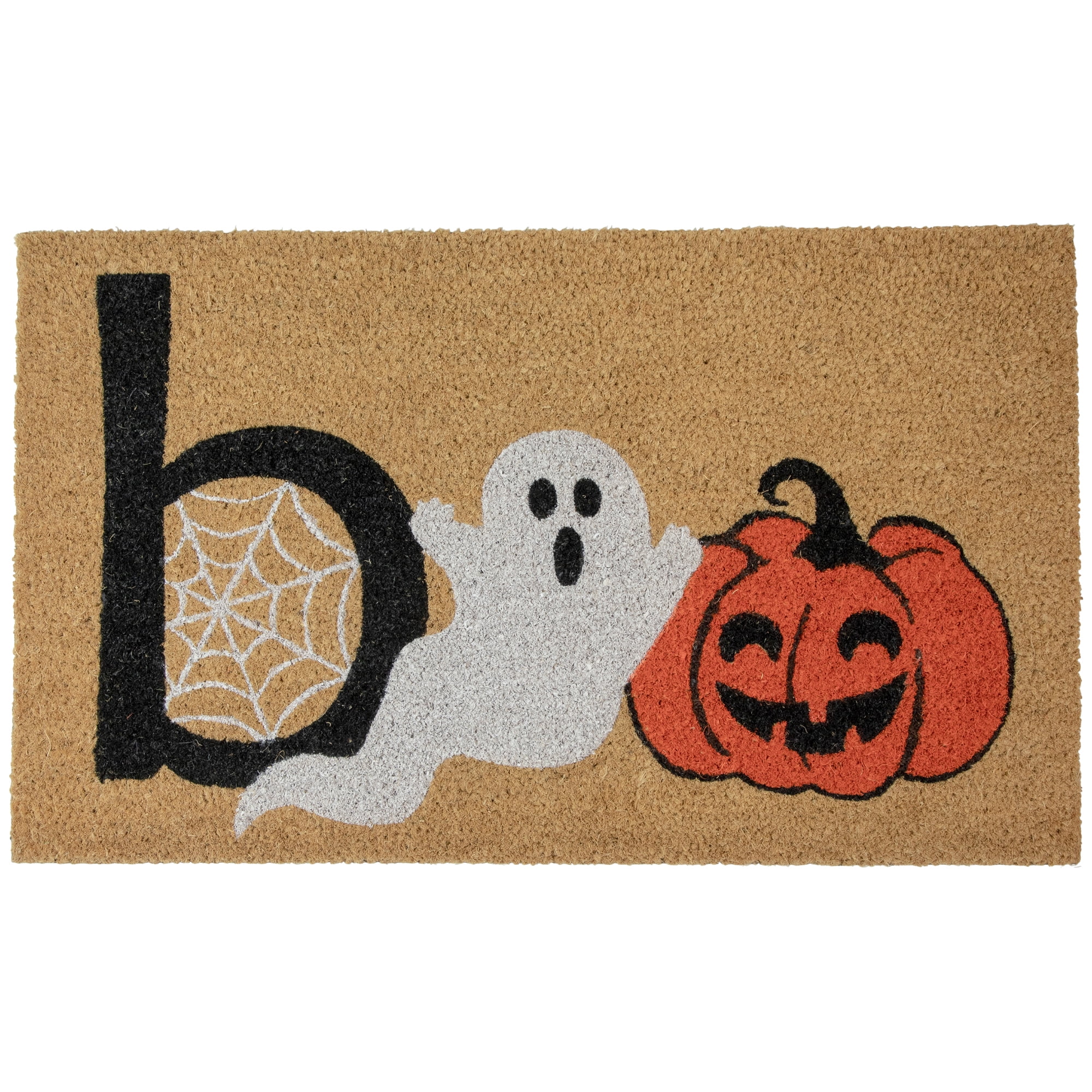 Natural Coir 'Boo' Halloween Doormat 18' x 30'