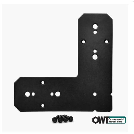 OZCO Ironwood 4 inch Flush Outside Plates 90-degree - (1)