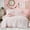 White-multi, variant on Red Bow Comforter Set,Ruffle 6Pcs Bed in a Bag Matching Sheet Set, Bowknot Bedding Sets,Princess Style Strawberry Flower Printed Room Decor for Girls,Full