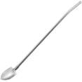 thumbnail image 1 of Stainless Steel Shovel Shape Straw Spoons, 2-in-1 Drinking Straws Stirring Spoon for Coffee Cocktail Ice Cream(Point,Silver), 1 of 5