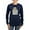 Navy, variant on CafePress - Christmas Cute Baby Angel Praying Long Sleeve T Sh - Women's Long Sleeve Graphic Tee Casual Fit