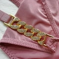 thumbnail image 5 of Clothing 2025 Thongs for Women Rhinestone Belt Silk Panties Brand Design Shiny Crystal Waist Fashion Tanga For Thongs Underpants Women Underwear Thongs, 5 of 9