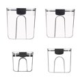 thumbnail image 2 of CRCMURE Food Storage Orliya Baking Storage Set Orliya Baking Containers Storage Set With Labels Flour Sugar Storage Containers Set Airtight Food Storage Canisters Sets For Kitchen Pantry Organiza, 2 of 9