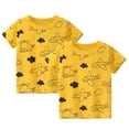 thumbnail image 5 of YTDSCS 1-9 Years Kids Boys Cotton T-Shirts Toddler Summer Crewneck Tees Pullover Bottoming Tops Baby Boys Cartoon Aircraft Short-Sleeved Shirts for 2-9 Years, 5 of 6