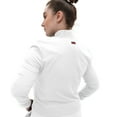 thumbnail image 2 of Fubu Women's Zip Front Warm-Up Scrub Jacket Medical Nursing Uniform, 2 of 6
