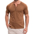 thumbnail image 1 of pstuiky camisetas de hombre, Camisa casual de manga corta para hombre, estilo bolos vintage, estilo playero cubano, con botones, para verano camisas casuales para hombre xxl, 1 of 5