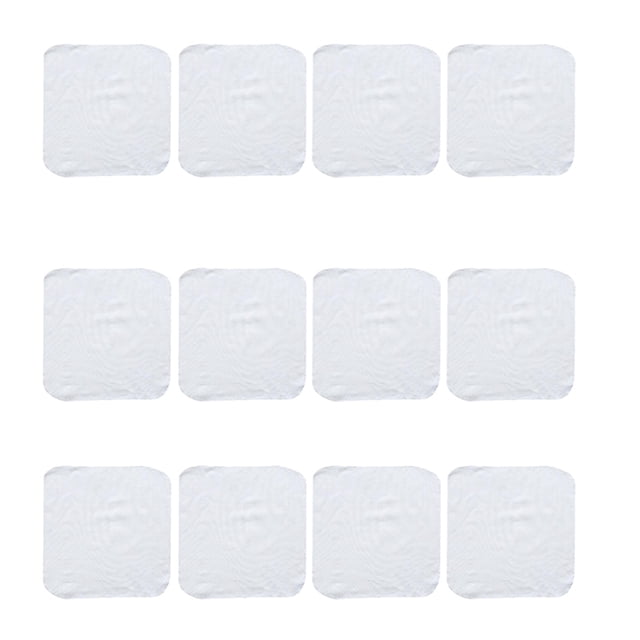 12 piezas de tela de vapor de algodón para el hogar, tela antiadherente reutilizable, bollos al vapor, almohadillas de vapor para bollos de albóndigas al vapor (blanco)