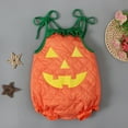 thumbnail image 5 of Coerni My First Halloween Baby Girl Boy Outfit Pumpkin Bubble Romper Toddler Kids Jumpsuit Cute Girls Pumpkin Clothes, 5 of 9