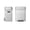 15L*2, variant on Stainless Steel Dual Compartment Trash Can - 36L (9.5 Gal) Step-Pedal Waste Bin with Rust-Proof Coating, Removable Odor-Control Buckets for Arabic Kitchen & Large Family Homes