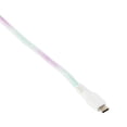thumbnail image 4 of onn. USB To USB-C Glitter Cable, Purple & Mint, 6', 4 of 6