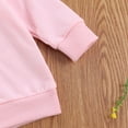 thumbnail image 3 of Seyurigaoka Seyurigaoka Infant Baby Girl Pullover Long Sleeve Tops Spring Autumn Letter Mama Tops, 3 of 8