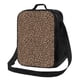 thumbnail image 1 of Disketp Brown Leopard Bolsa Térmica Estampada para Almuerzo, Lonchera para Hombres y Mujeres Adultos, 1 of 7