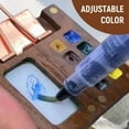 thumbnail image 4 of Mini Watercolor Paint Set, Wooden Mini Portable Paint Palette Travel Kit with 12/24 Color Paints, PortableTravel Water Color Kit for Beginners, Artists Painting, 4 of 6